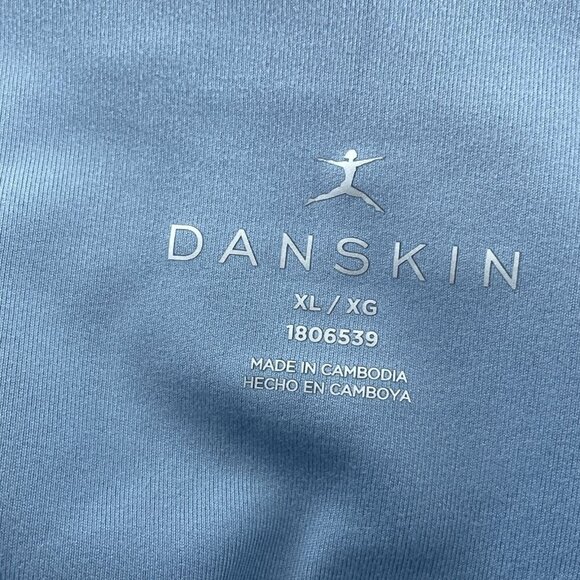 Danskin XL/XG Light Blue High-Waisted Leggings Recycled NWT 4633 - Picture 3 of 11